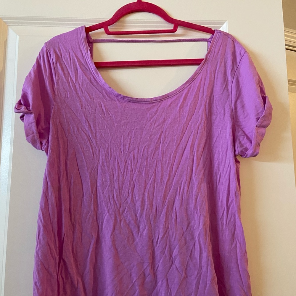 VS Pink Open Back Scoop neck tshirt